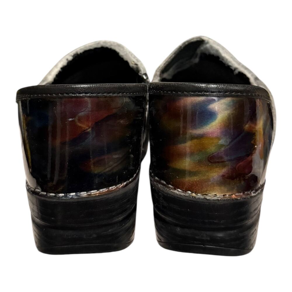 Dansko Women’s Patent Leather Clog Rainbow Women 39 US 8.5 Comfort Shoes Career - Picture 6 of 9